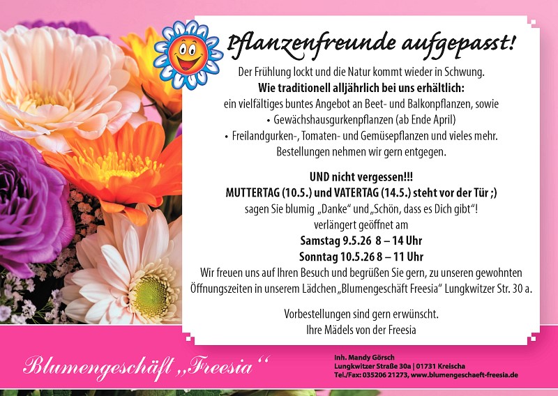 Muttertag + Vatertag 2026